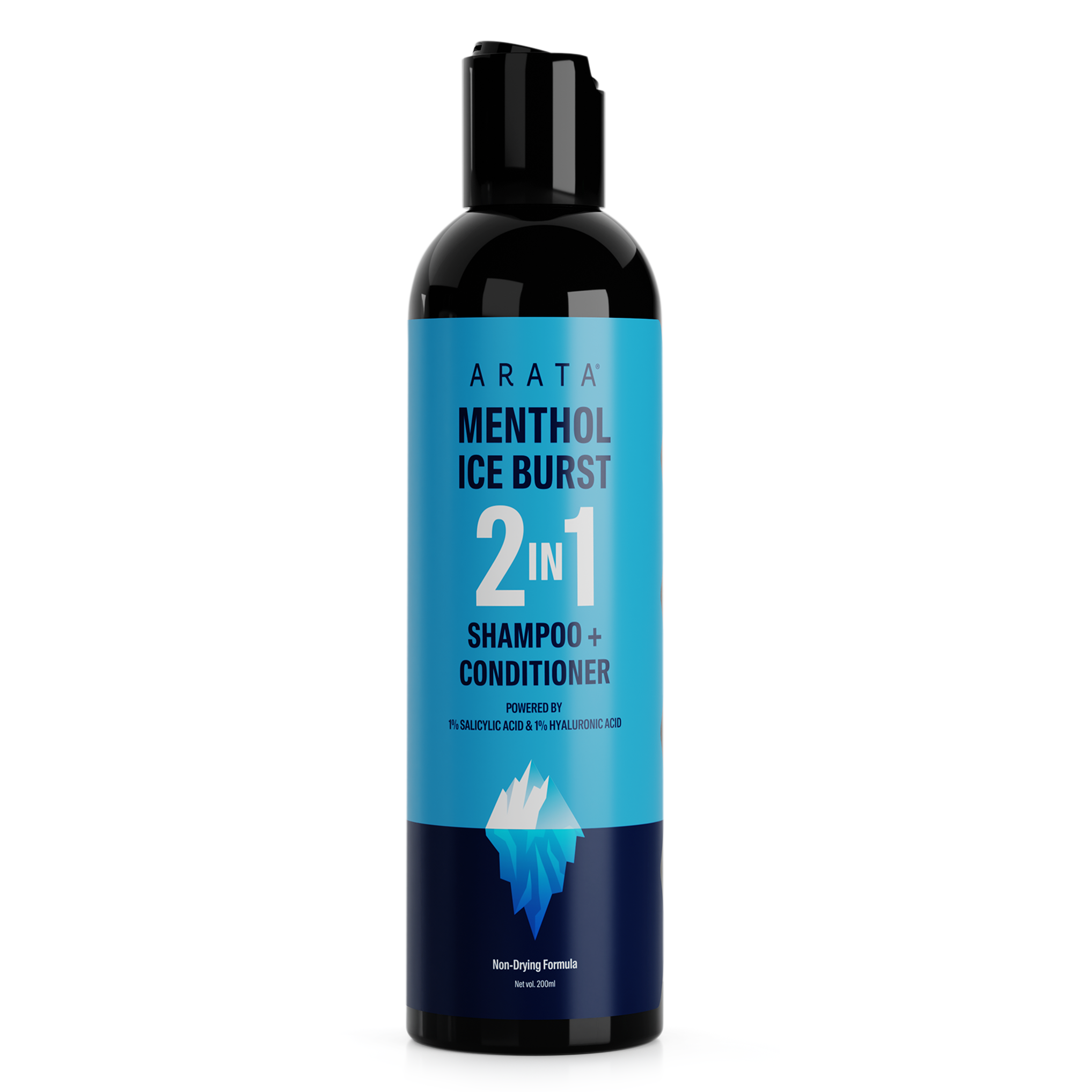 Menthol Ice Burst 2-in-1 Shampoo + Conditioner | Removes Scalp Buildup and Deeply Hydrates Strands | With 1% Salicylic Acid