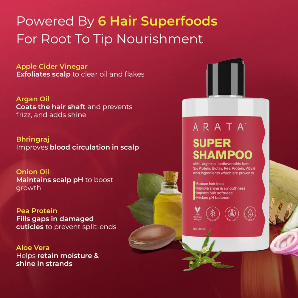 Super Shampoo™ and Anti-Dandruff Conditioner Combo (300ml + 200ml)