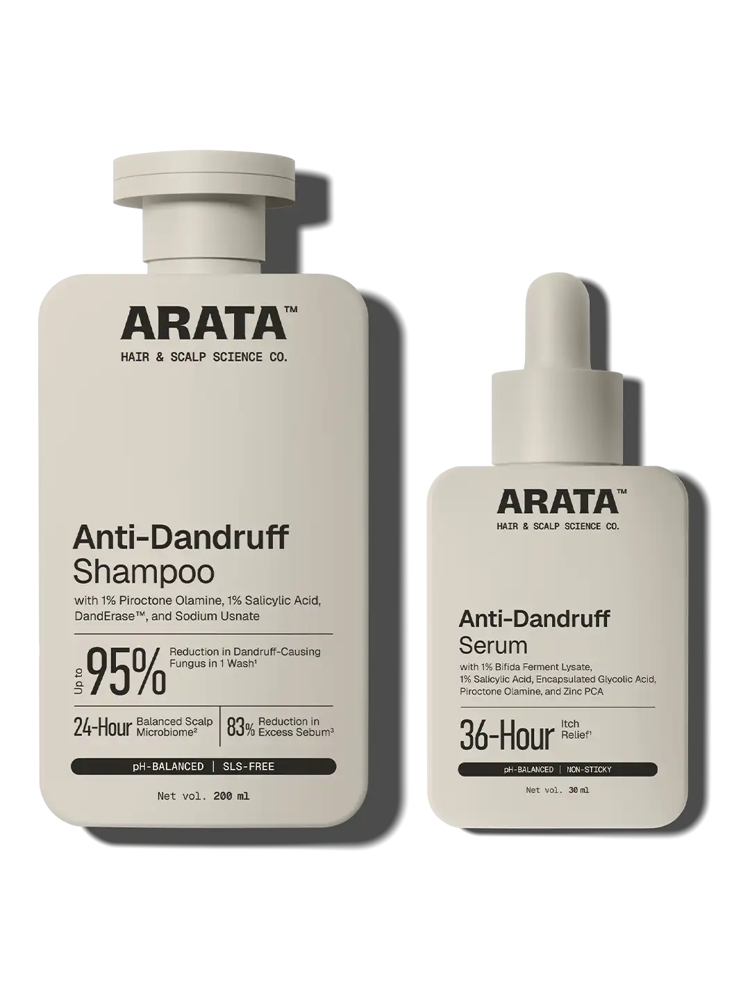 Arata Anti-Dandruff Shampoo & Serum Combo