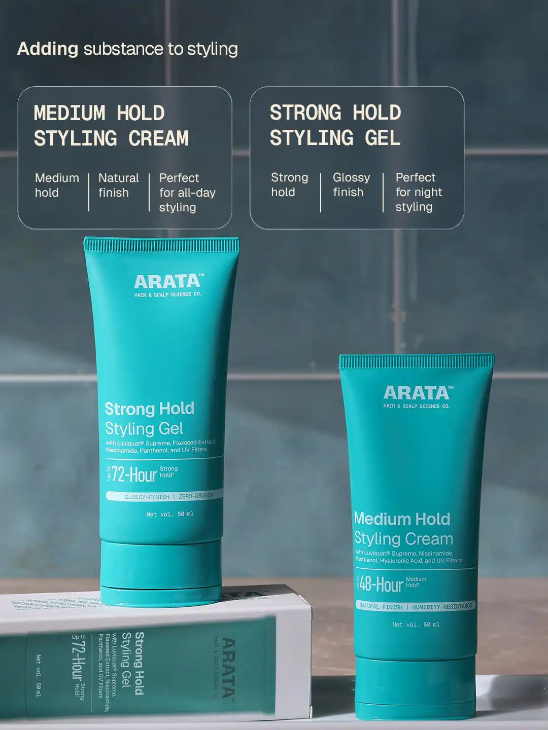Arata Functional Styling Gel & Cream Duo
