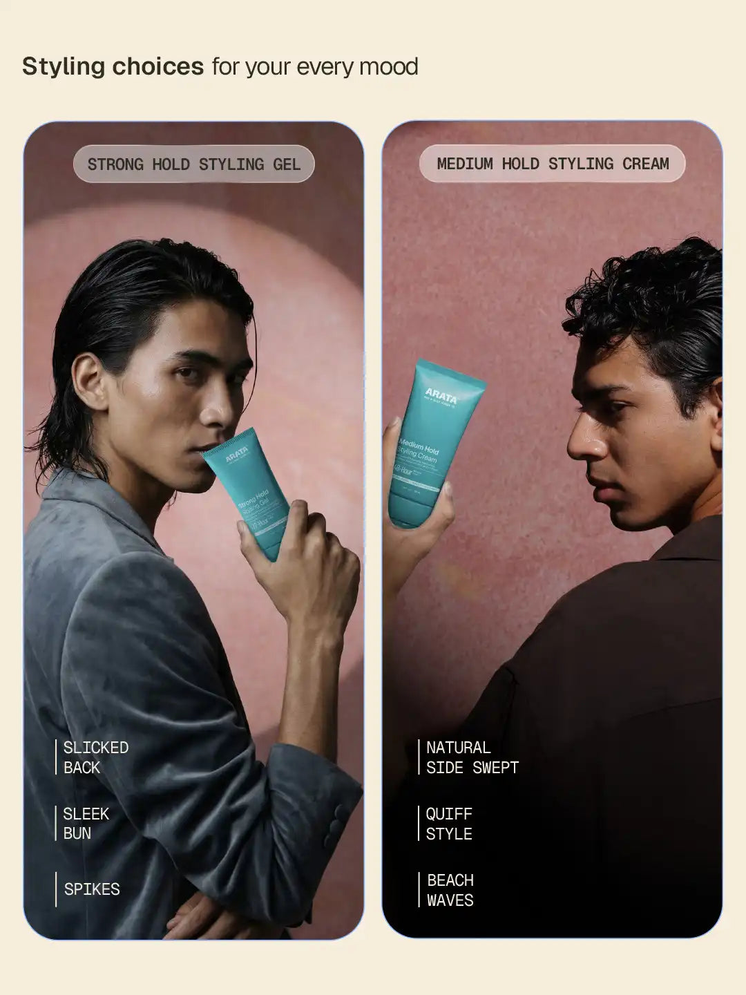 Arata Functional Styling Gel & Cream Duo