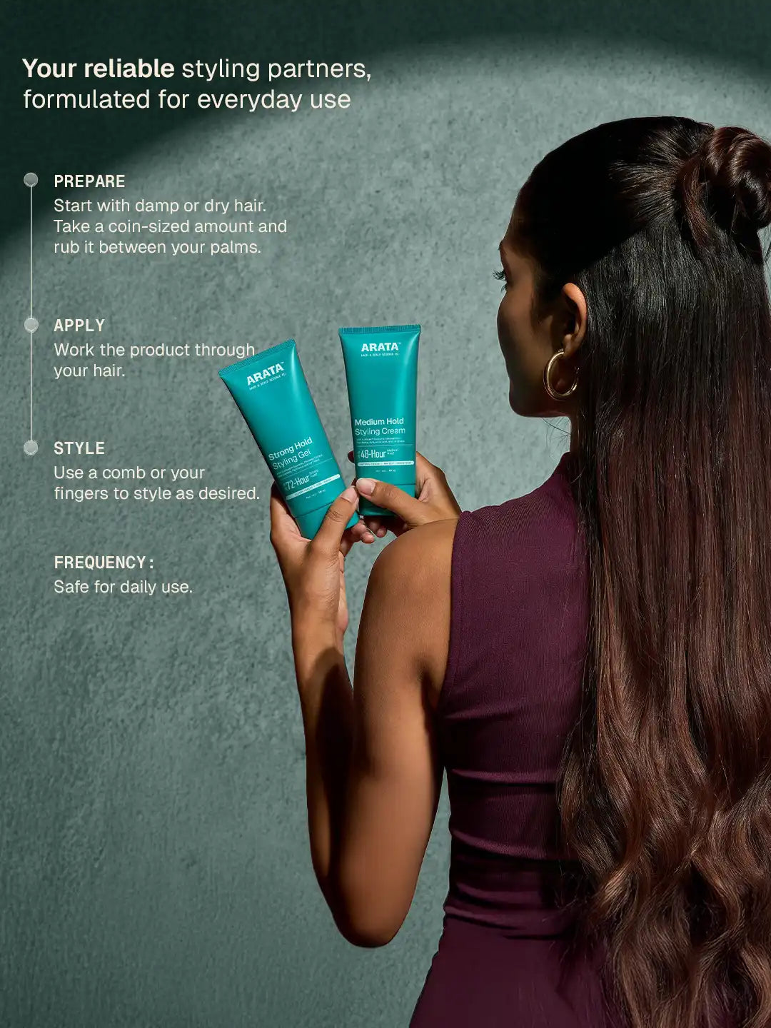 Arata Functional Styling Gel & Cream Duo