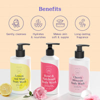 Arata Body Wash Combo for Lasting Fragrance 900 ML (Pack of 3)