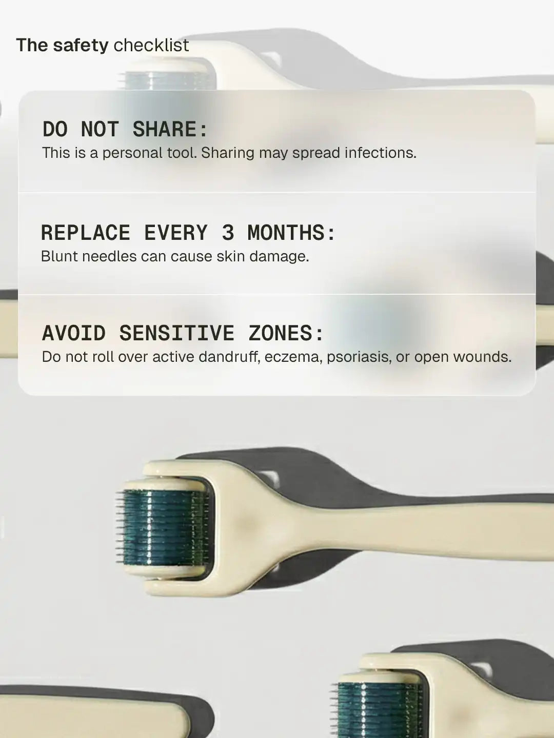 Arata Derma Roller with 540 Titanium Alloy Micro Needles