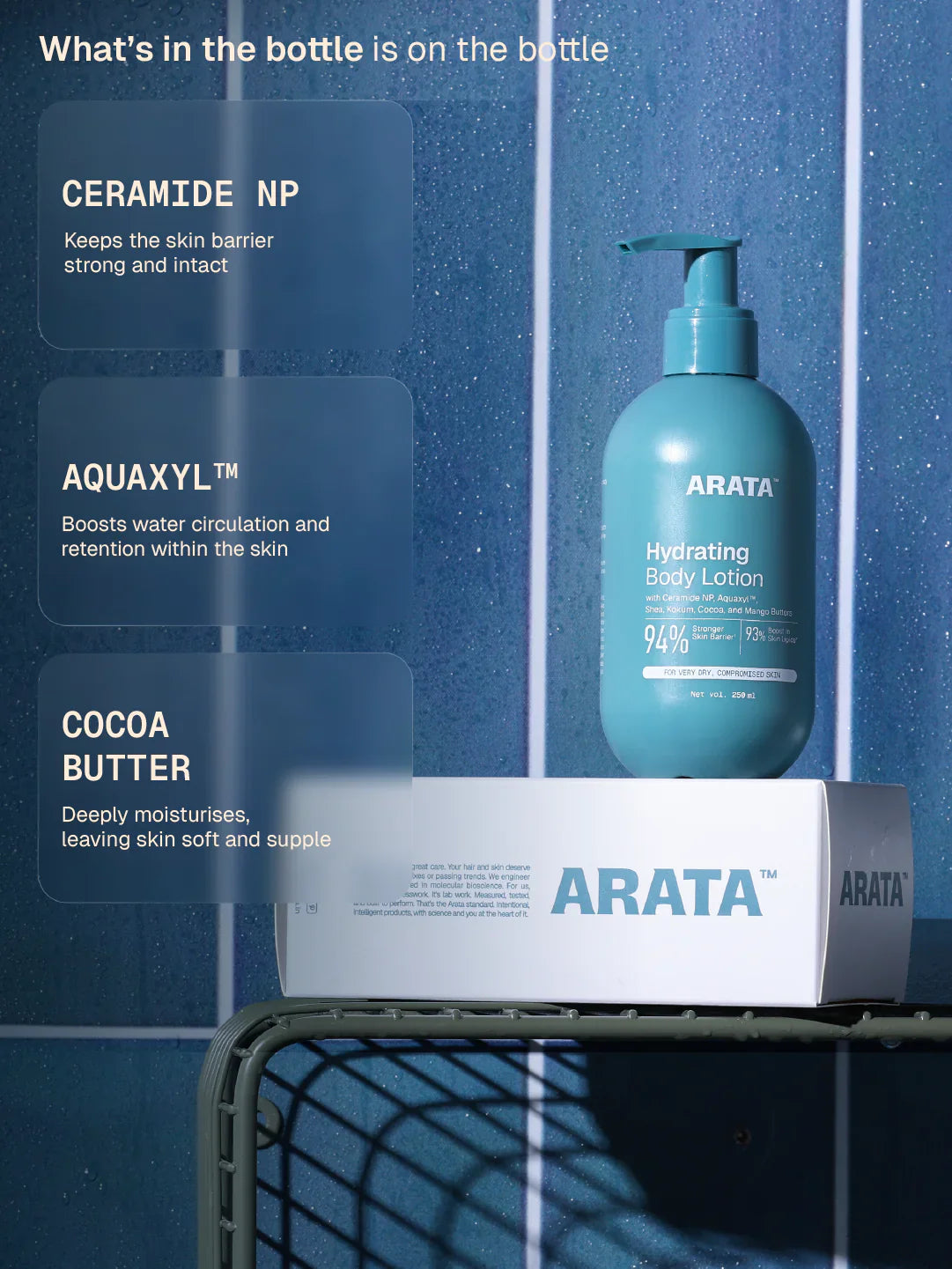 Arata Hydrating Body Lotion 250 ml BYOB