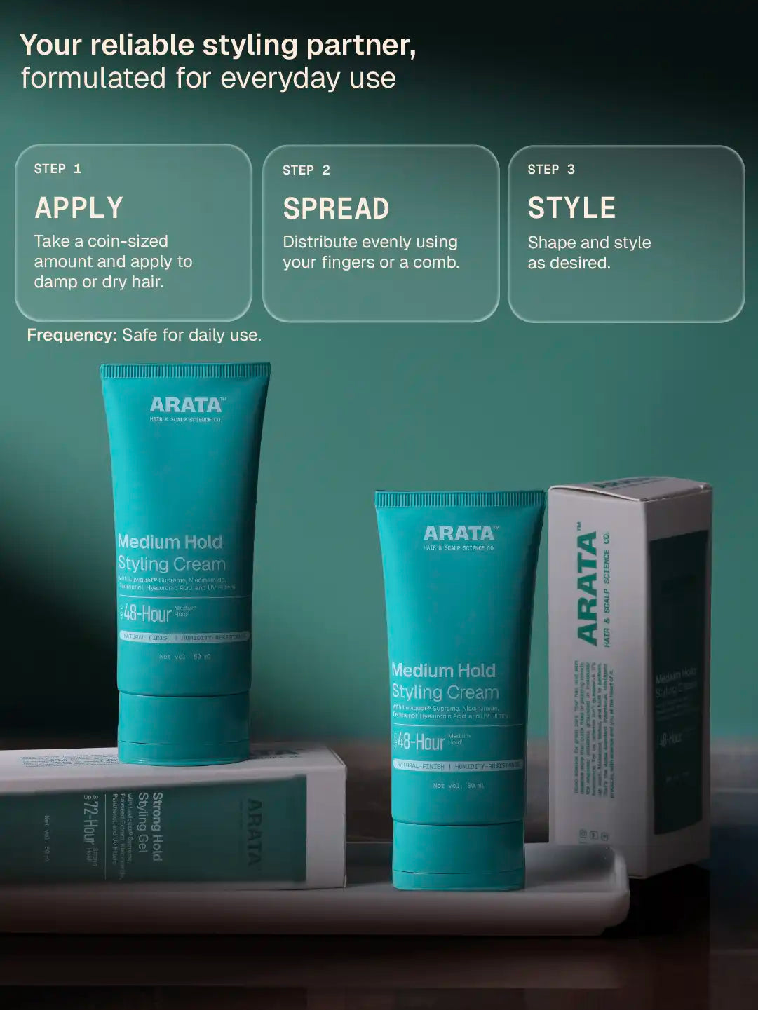 Medium Hold Styling Cream - 50 ml