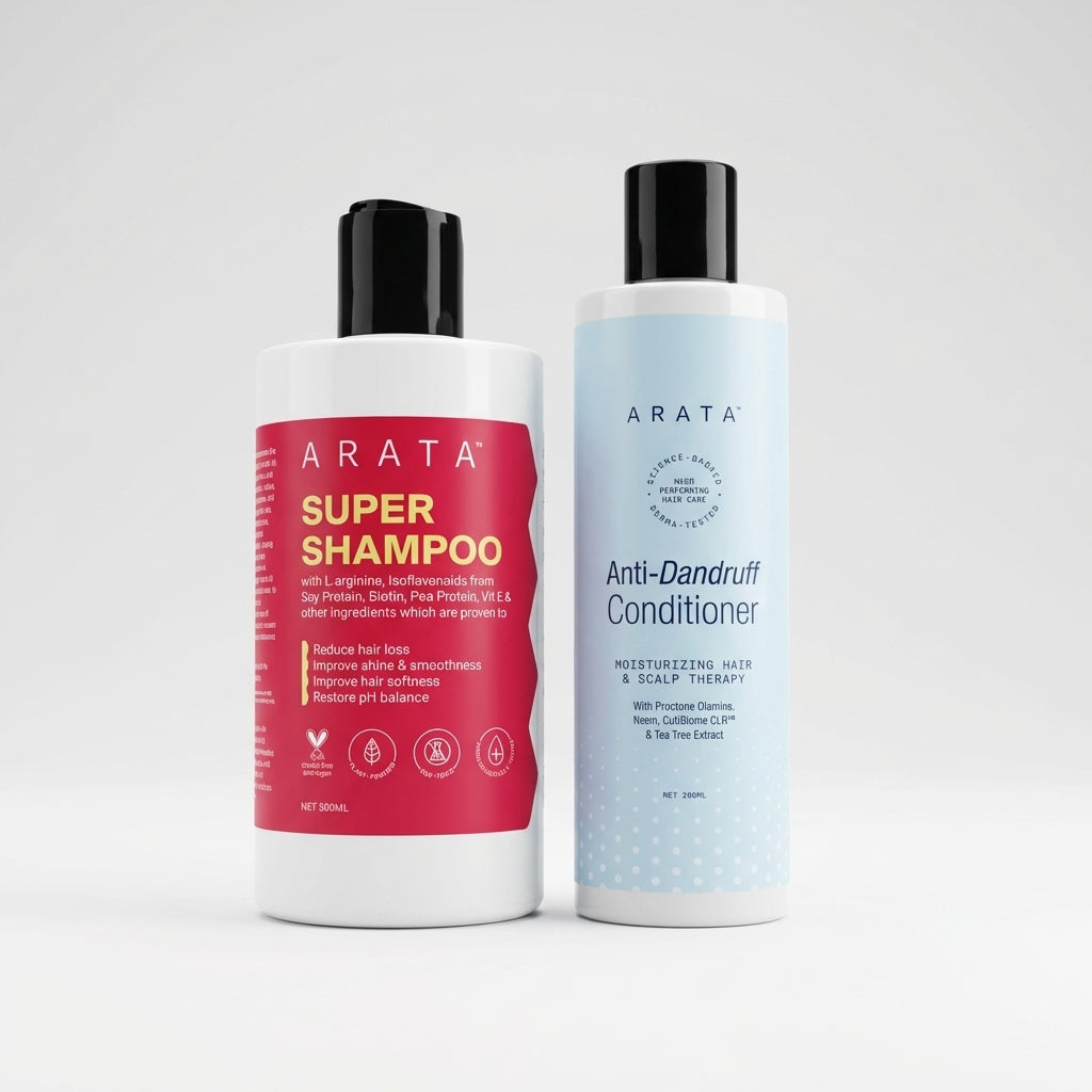 Super Shampoo™ and Anti-Dandruff Conditioner Combo (300ml + 200ml)