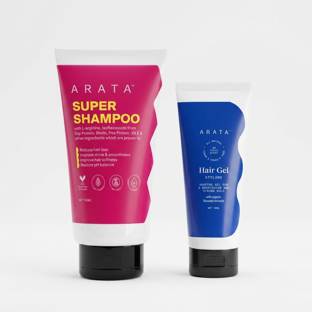 Super Shampoo and Styling Gel Combo