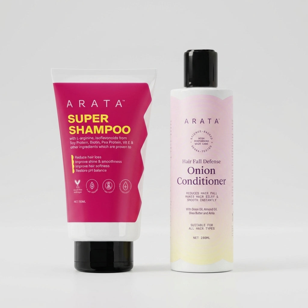 Super Shampoo and Hair Fall Conditioner Combo