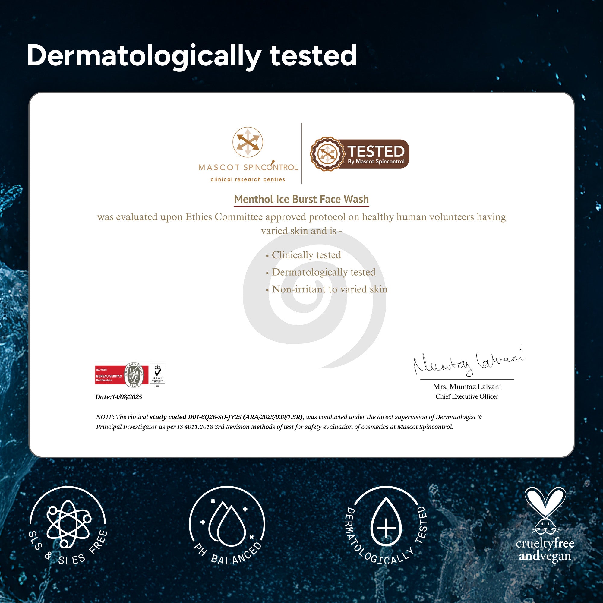 Super shampoo and Menthol Face Wash Combo