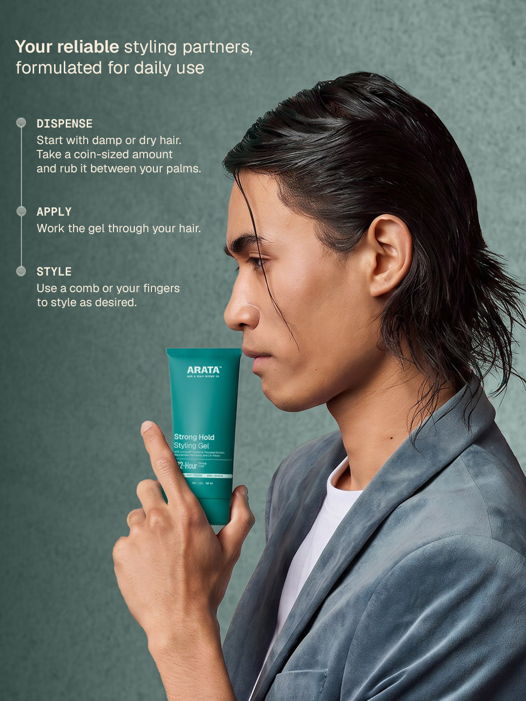 Arata Arata Sleek Hair Styling Stick & Gel Combo