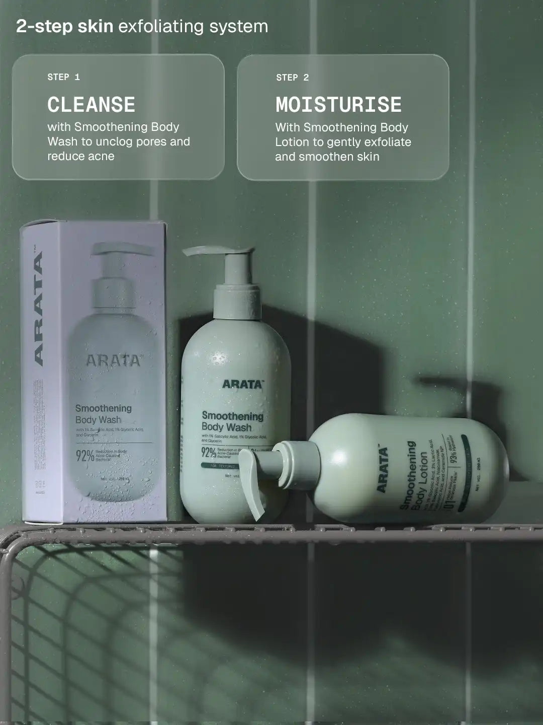 Arata Smoothening Body Wash - Pack of 2