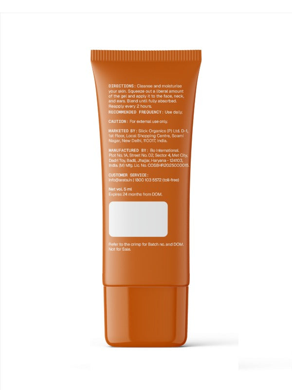 Arata UV Defence Sunscreen Gel 5 ml