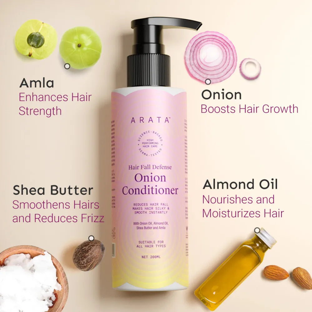 Arata Hair Fall Defense Onion Conditioner 200ml