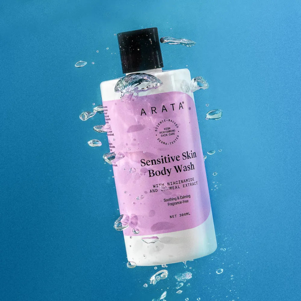 Sensitive Skin Body Wash with Niacinamide | Gently Cleanses | Reduces Irritation & Inflammation | Smooth & Hydrated Skin | Repairs Skin Barrier | 300 ML