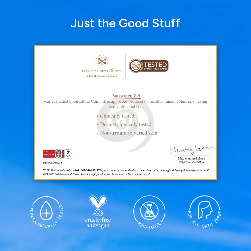 Sunscreen Gel Secondary