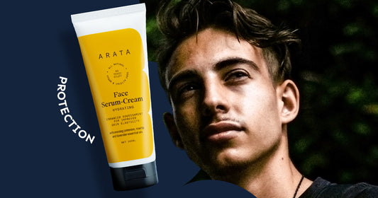 The best face serum for men with dry skin - Arata