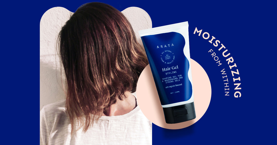 How to style your hair with styling Arata hair gel