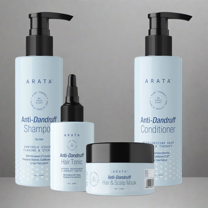 Anti-Dandruff Detox Therapy - Dry Hair | Shampoo 200ml + Conditioner 200ml + Hair Mask 100g + Tonic 100ml