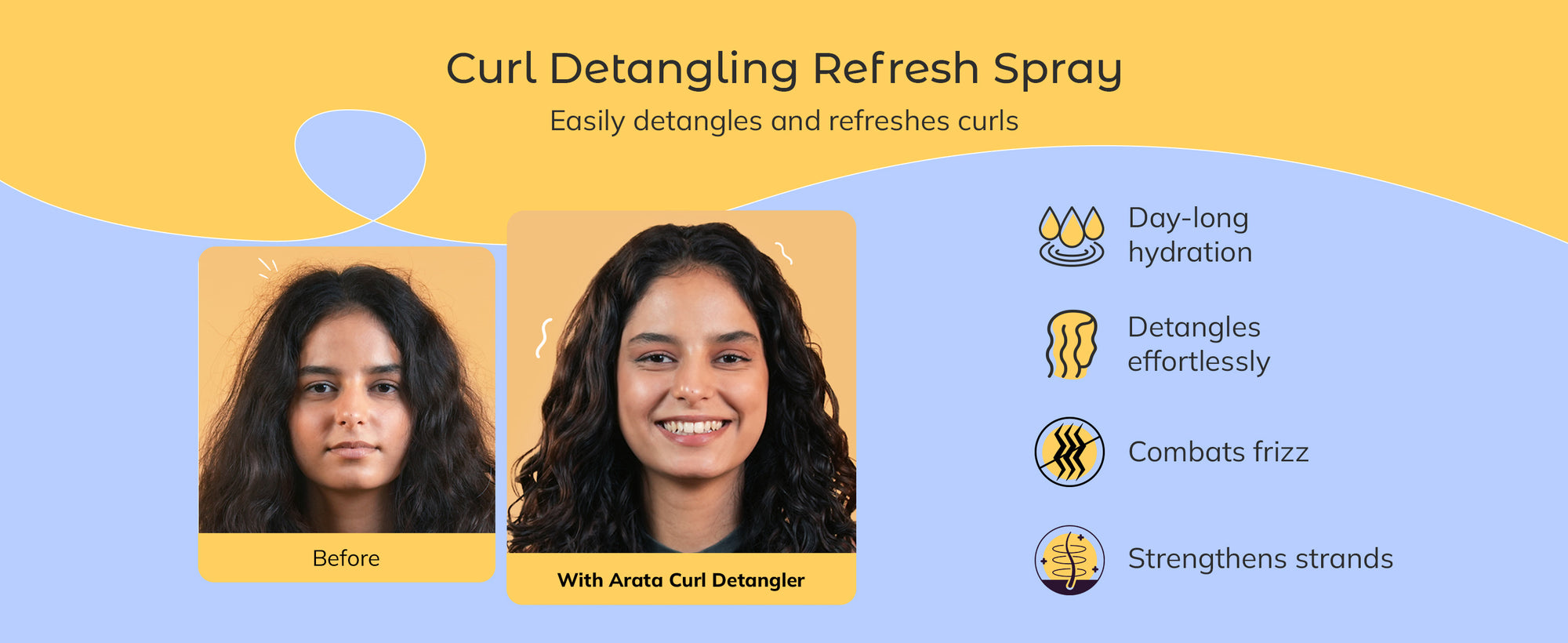 Curl Detangling Refresh Spray - 100ml
