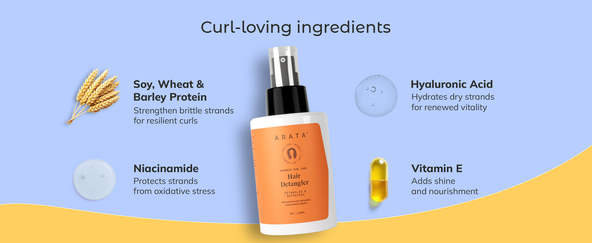 Curl Detangling Refresh Spray - 100ml