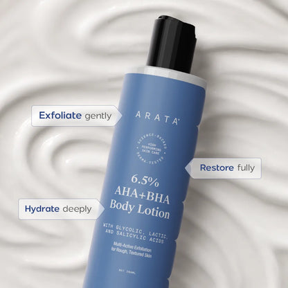 6.5% AHA+BHA body lotion secondary