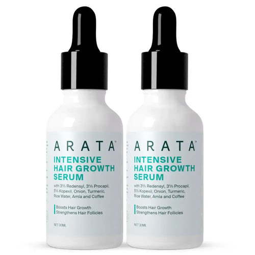 Arata 60-Day Value Pack for Fuller, Denser, Thicker Hair Regrowth | Intensive Hair Growth Serum (Pack of 2)