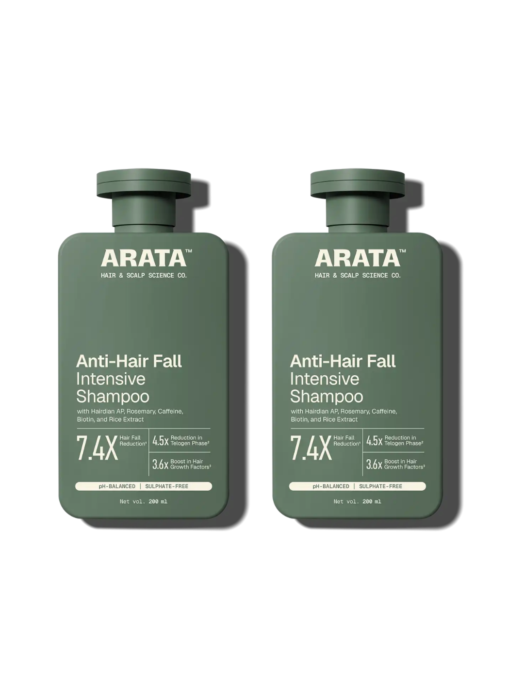 Arata Anti Hair Fall Intensive Shampoo Pack of 2