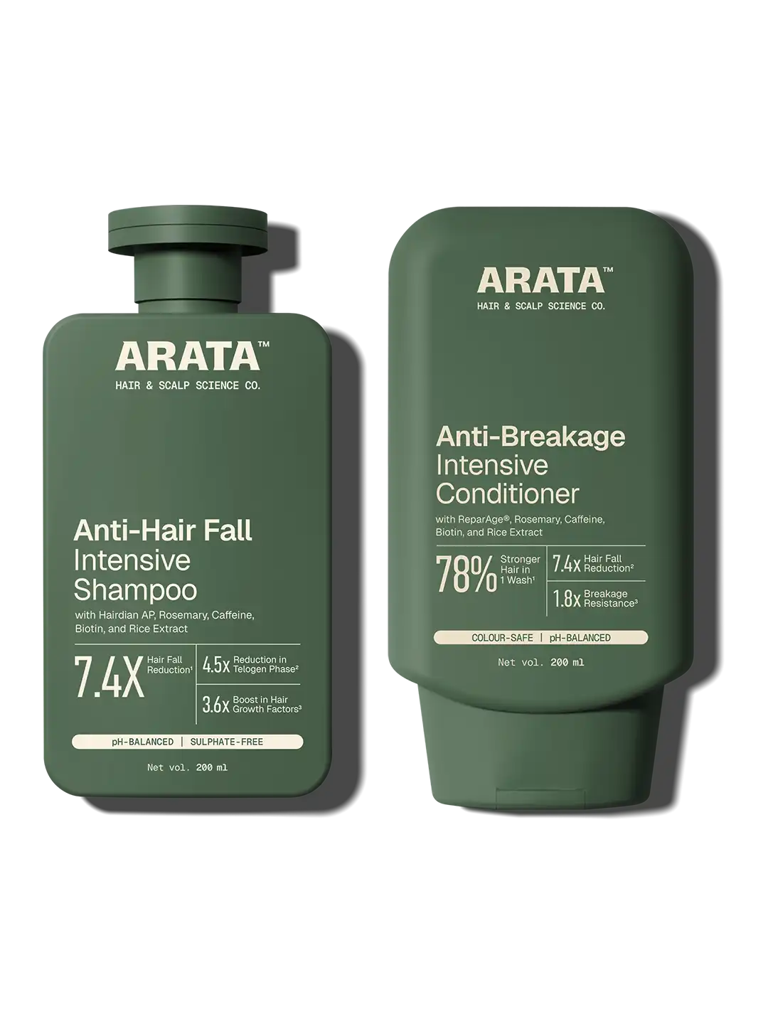 Arata Anti-Hair Fall Shampoo & Conditioner Combo
