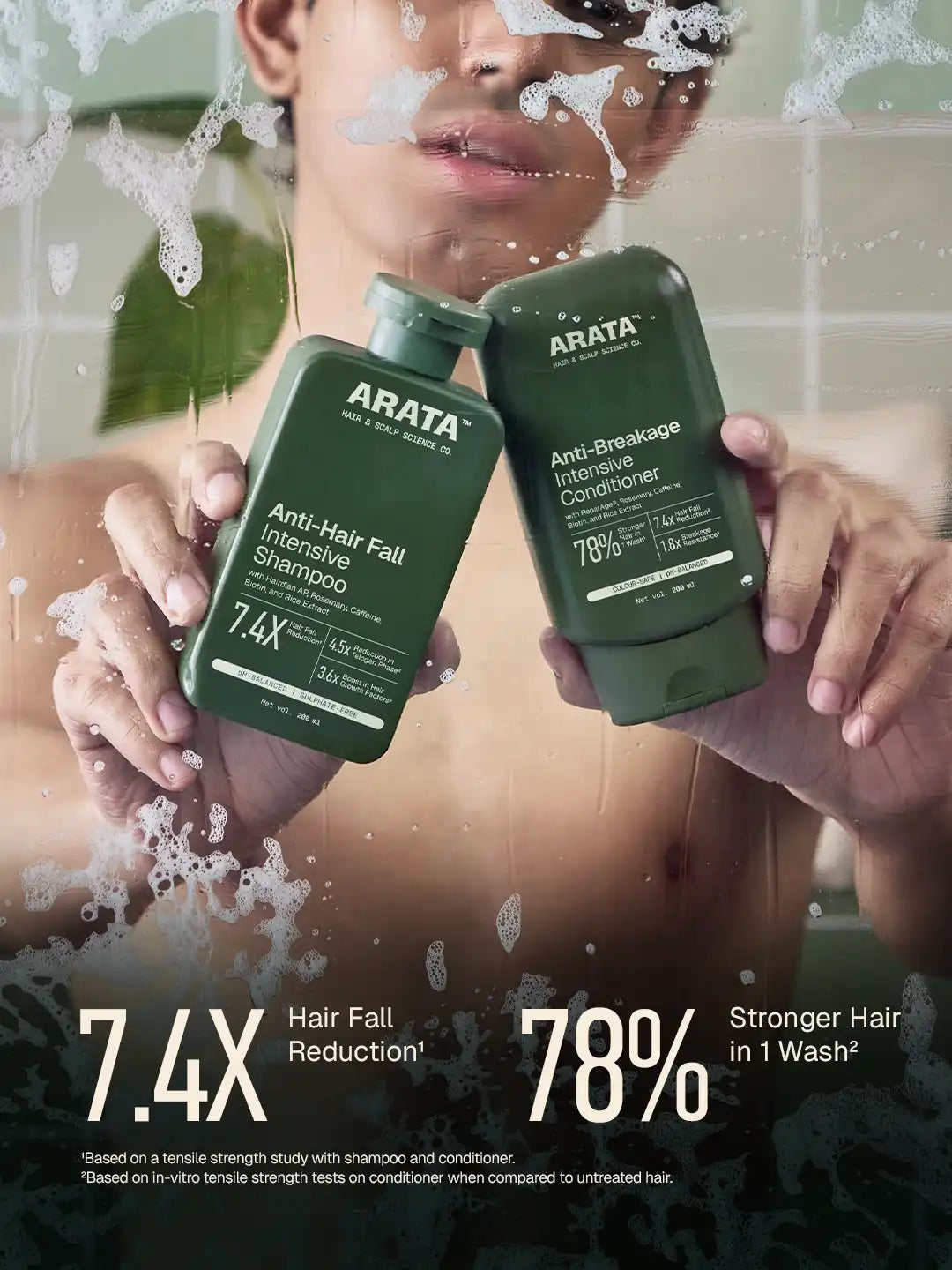 Arata Anti-Hair Fall Shampoo & Conditioner Combo