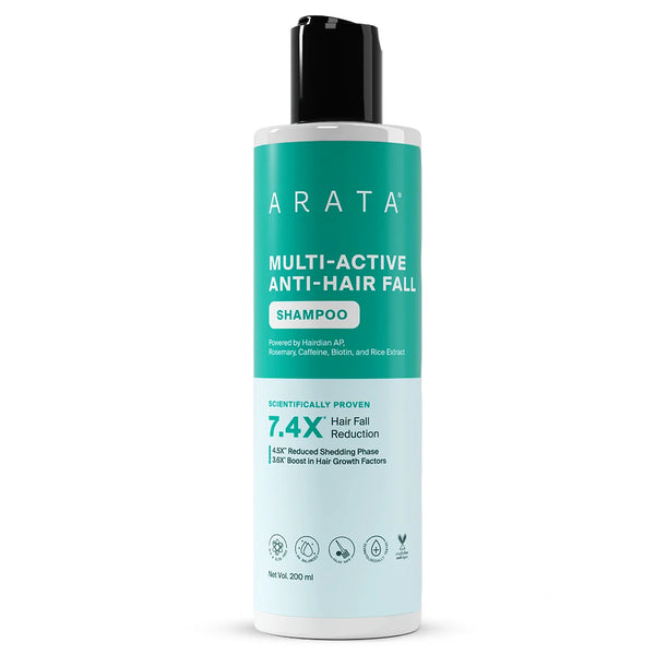 Multi-Active Anti-Hair Fall Shampoo for Hair Thinning & Hair Fall Reduction | Powered by Hairdian AP, Caffeine, Biotin, and Rosemary