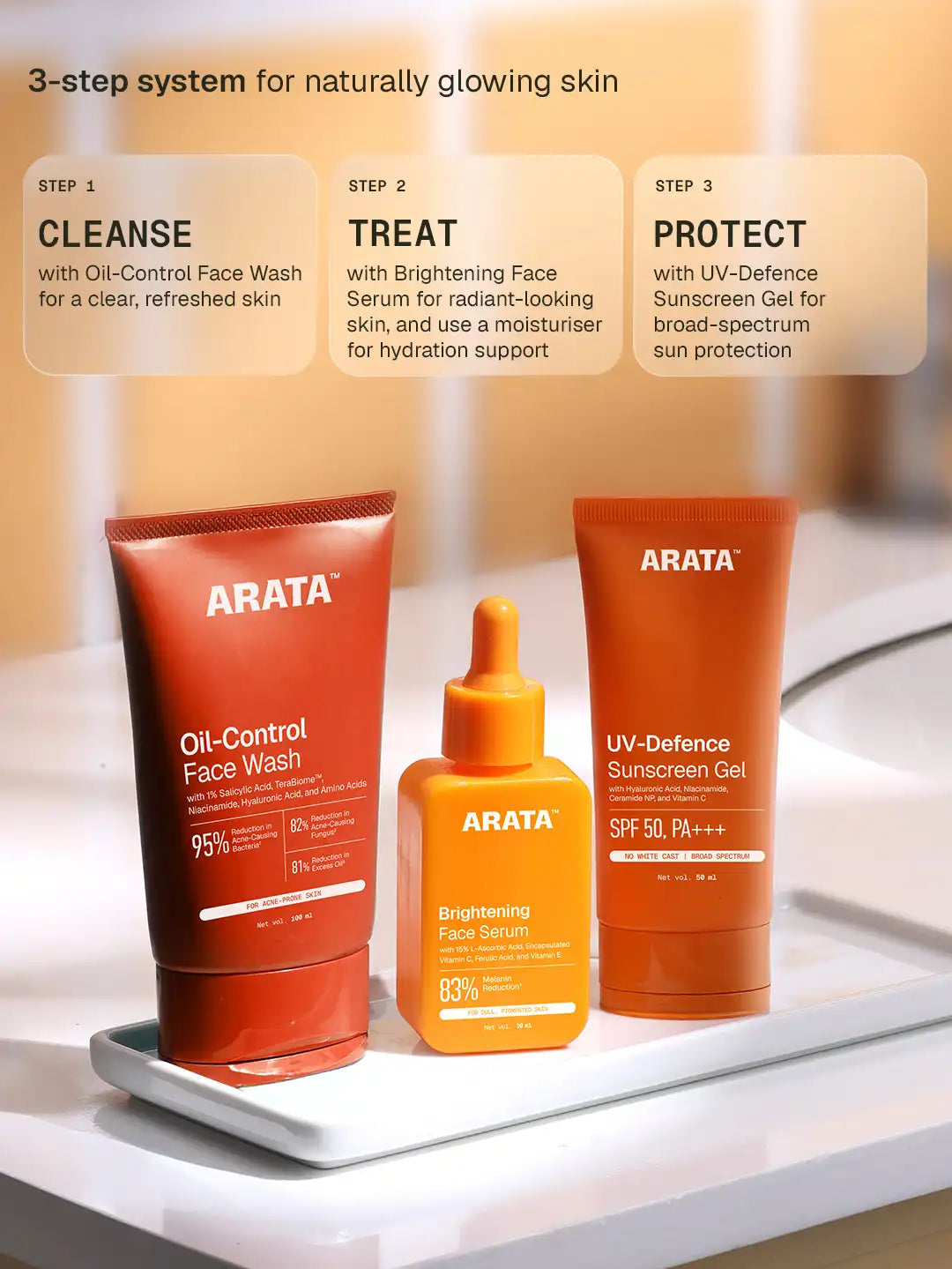 Arata Brightening Face Serum 30 ml BYOB