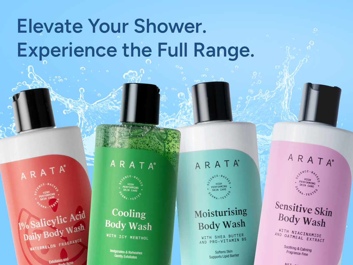 cooling body wash with menthol