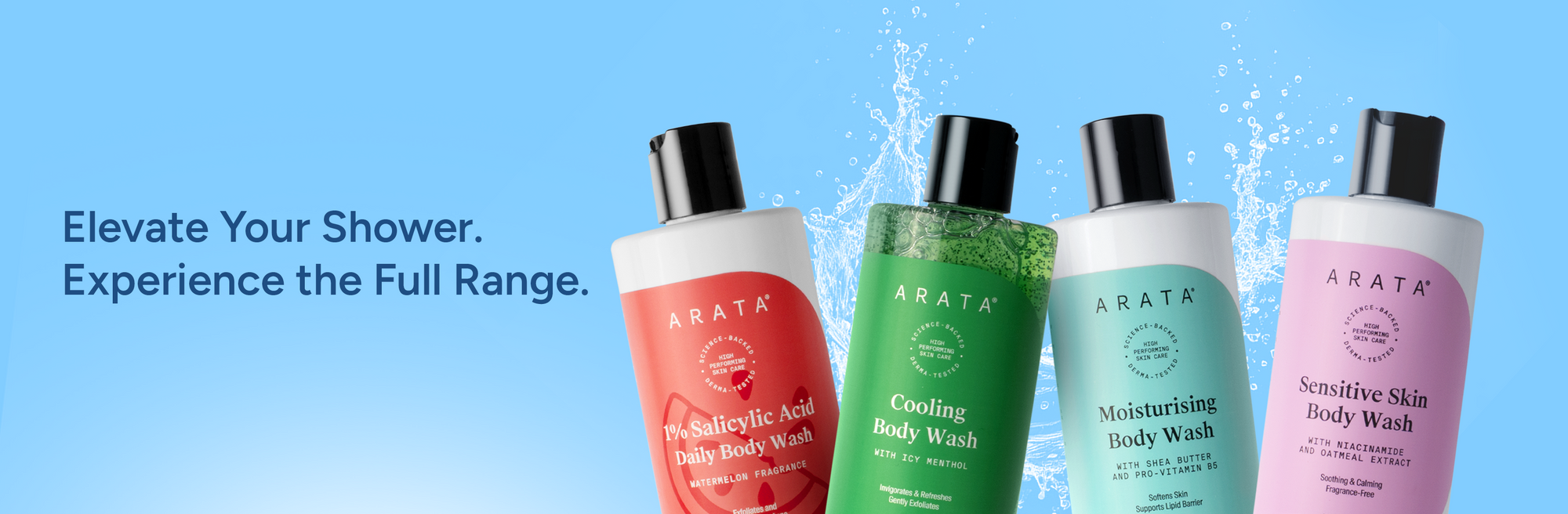 cooling body wash with menthol