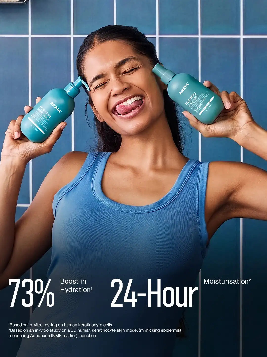 Arata Hydrating Body Wash & Body Milk Duo