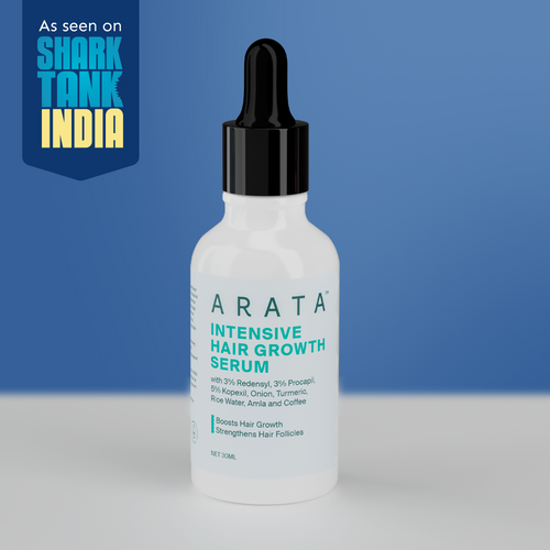 Arata Hair Growth Serum for Men and Women | For Fuller, Denser, Thicker Hair Growth