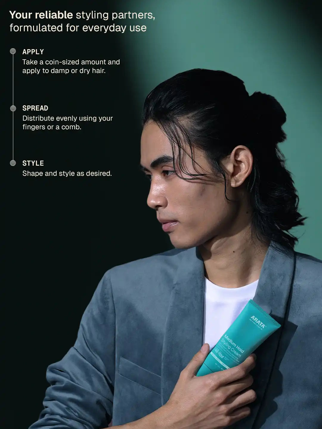 Arata Texturising Styling Spray & Styling Cream Combo