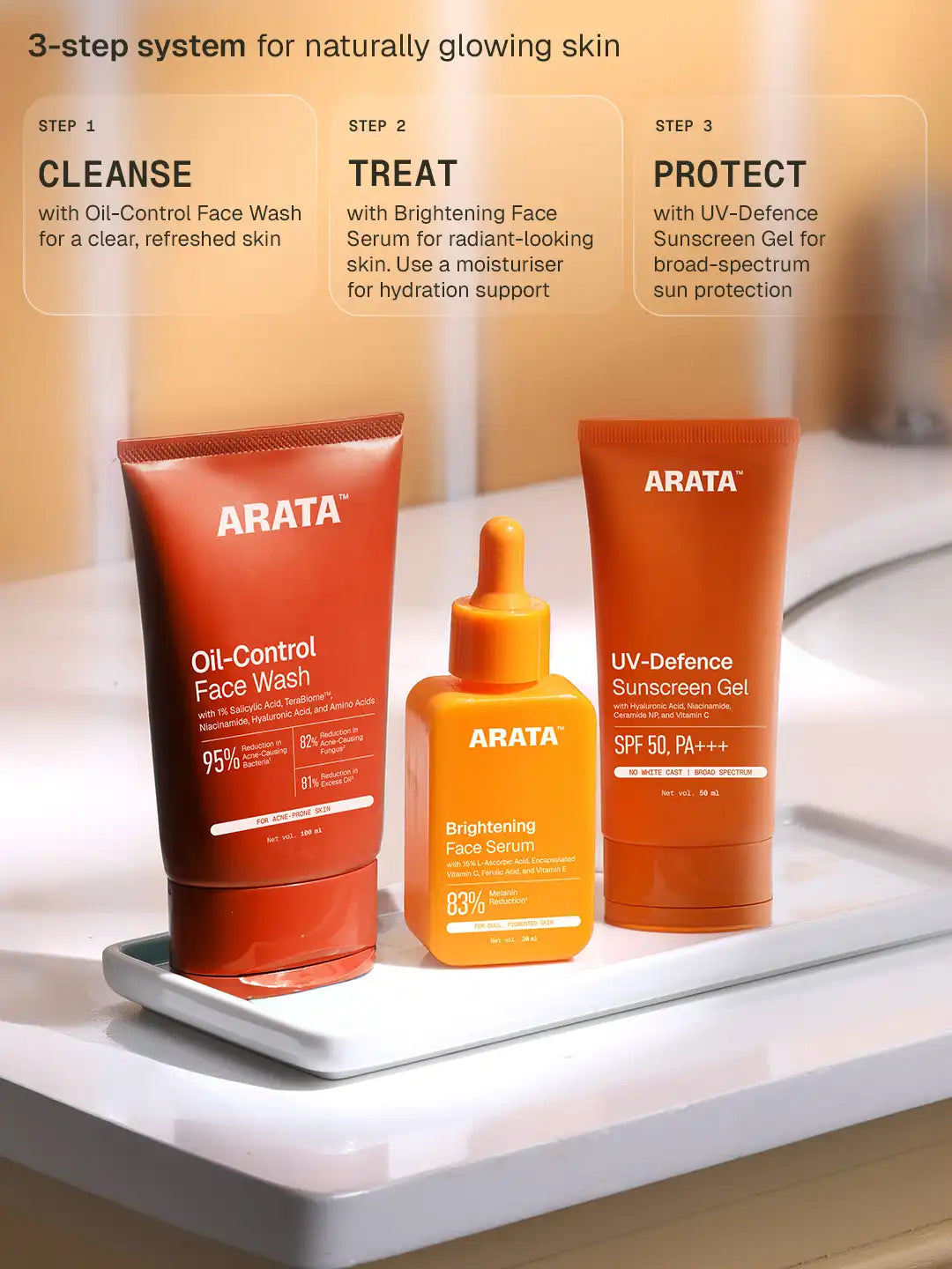 Arata Oil Control Face Wash 100 ml BYOB