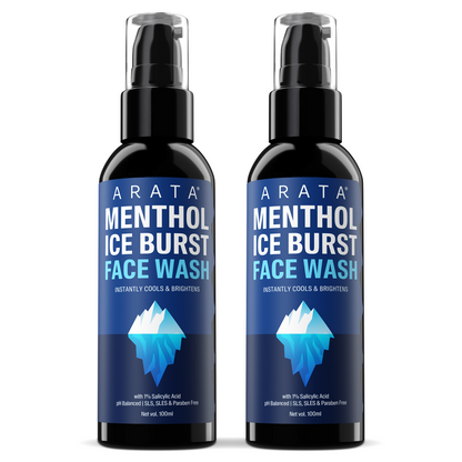 Menthol Ice Burst Face Wash
