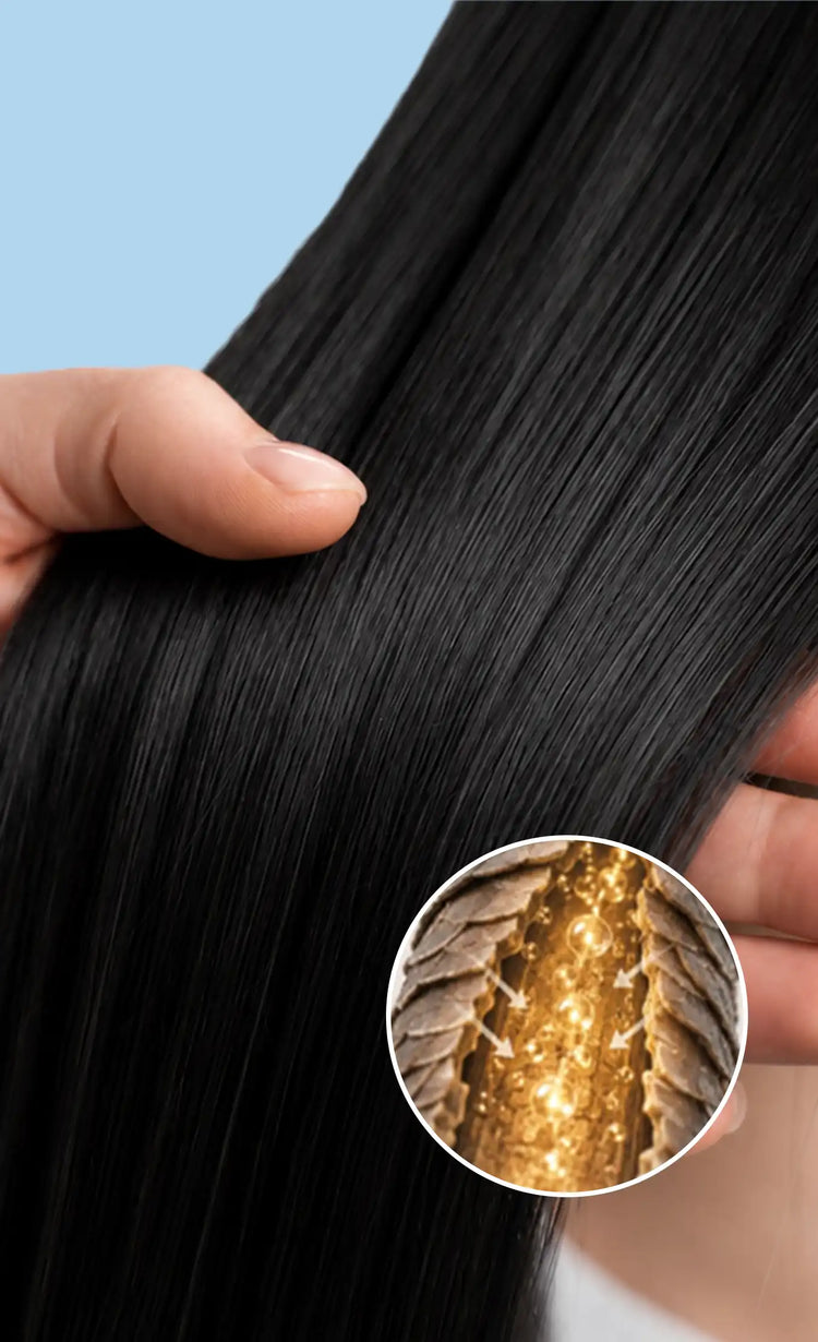 Reinforced<br>hair cortex