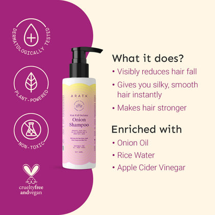 Hair Fall Defense Onion Shampoo - 200ml