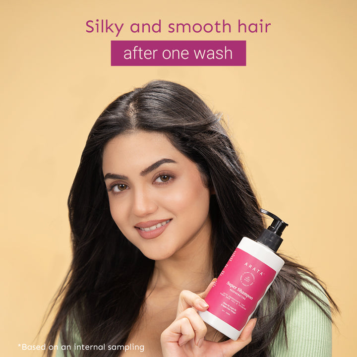 Arata India's BestSelling Super Shampoo for Hair Growth