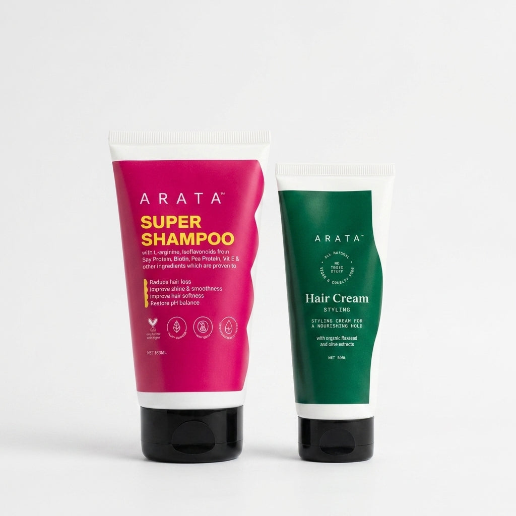 Super Shampoo and Styling Hair Cream Combo