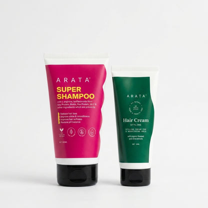 Super Shampoo and Styling Hair Cream Combo