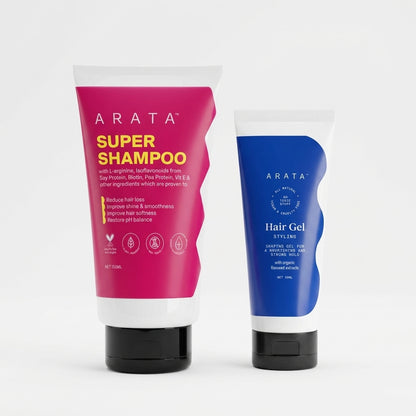 Super Shampoo and Styling Gel Combo