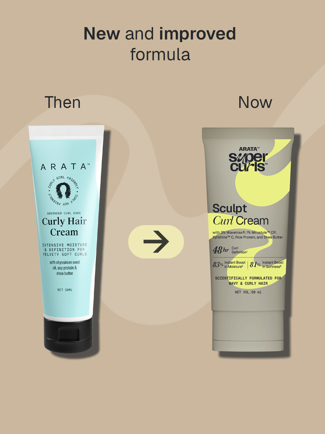 Arata Sculpt Curl Cream 50 ml