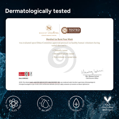 Super shampoo and Menthol Face Wash Combo