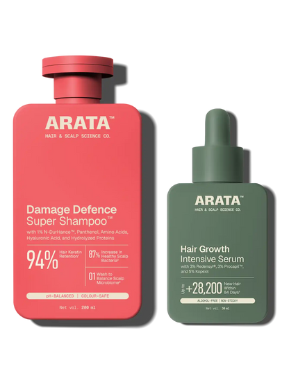Grow Strong Combo (Super Shampoo & Intensive Growth Serum) Combo