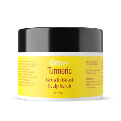 Grow+ Turmeric Growth Scalp Scrub - 50g