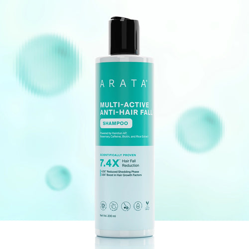 Multi-Active Anti-Hair Fall Shampoo for Hair Thinning & Hair Fall Reduction | Powered by Hairdian AP, Caffeine, Biotin, and Rosemary